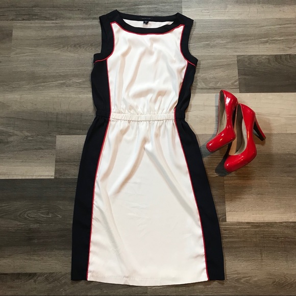 Tommy Hilfiger Dresses & Skirts - Tommy H gorgeous red, blue and white midi dress!